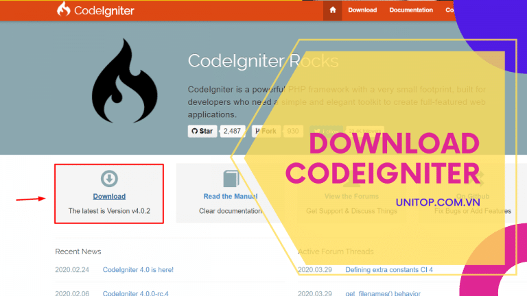 download-codeigniter-framework