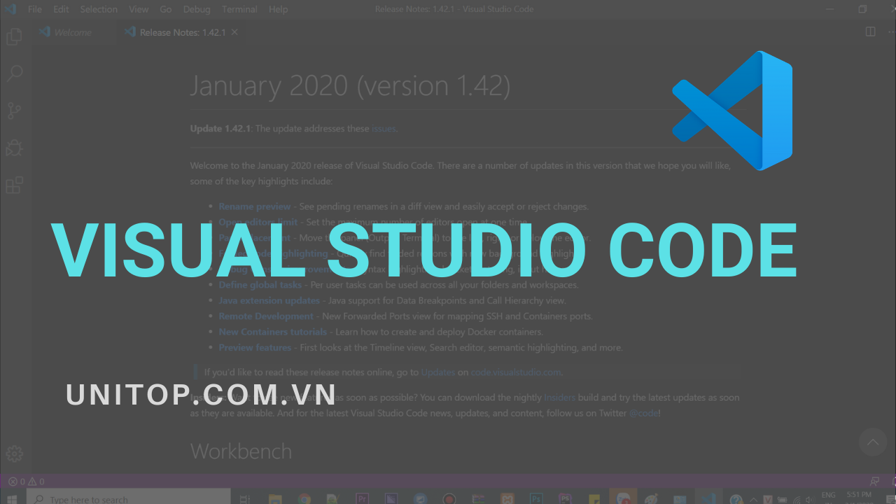 Phần mềm Visual Studio Code: Hướng dẫn cài đặt và cách sử dụng cho học lập  trình web 